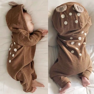 Body tai thỏ chấm lưng trắng cho bé
