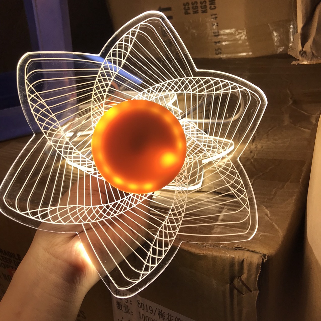 Đèn thả hoa 6 cánh