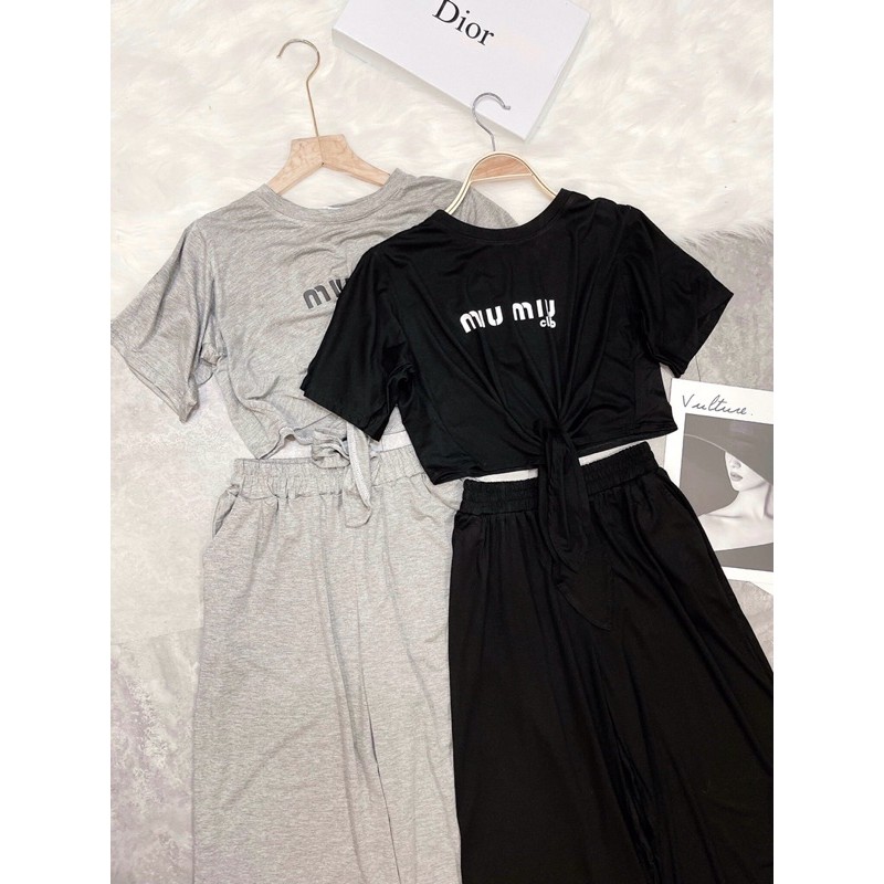 Set áo MIU MIU + quần suông