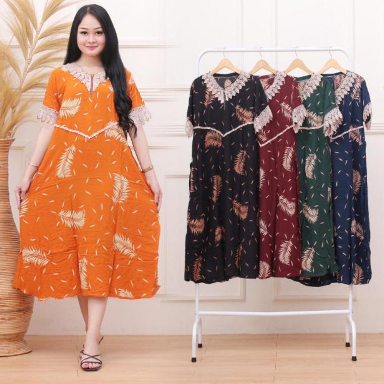 Đầm suông chữ A phong cách Ả Rập cho phụ nữ mang thai BAM.07Oc21