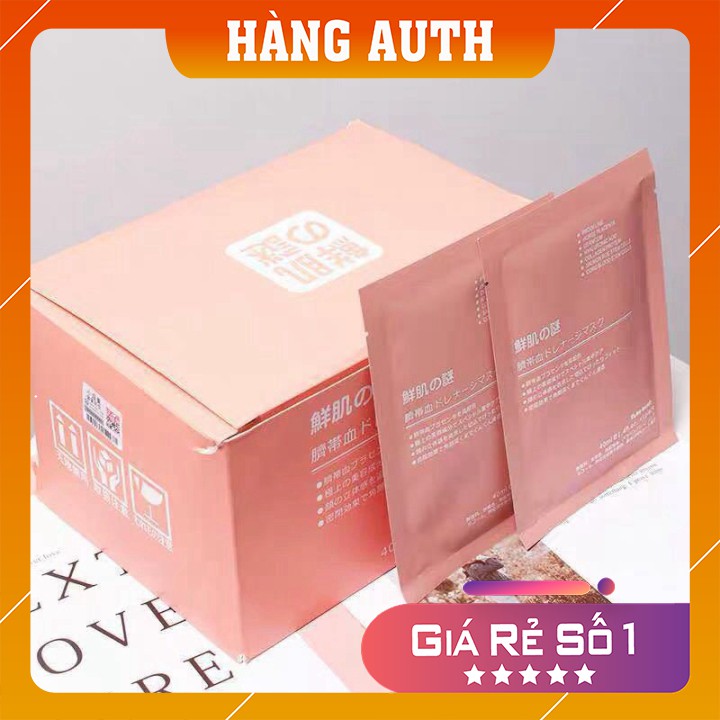 Mặt Nạ Nhau Thai Cừu ⚜️FREESHIP⚜️ Mặt Nạ Rwine Beauty Stem Cell Placenta Mask Nhật Bản