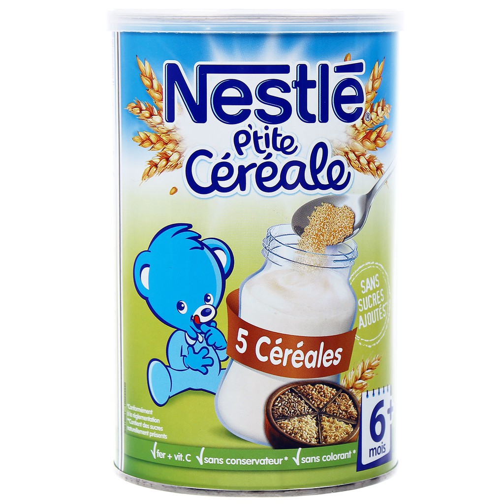 Bột pha (lắc) sữa Nestle 400g đủ vị cho bé từ 6m+