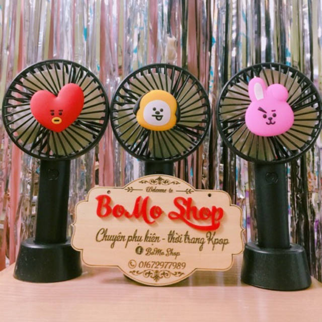 QUẠT BT21 SẠC USB