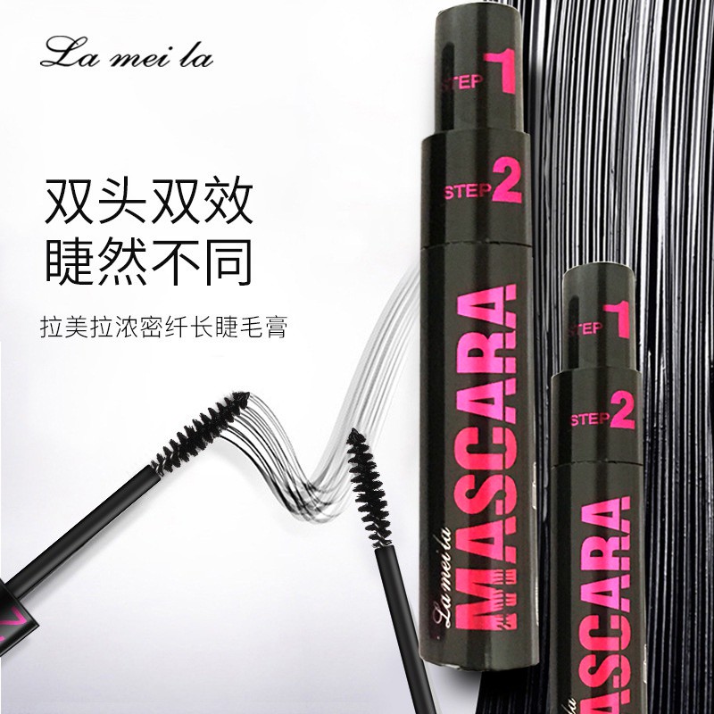 Tự nhiên Mascara LAMEILA 3D Màu Đen Chống Nước Uốn Mi Cong và Dài Hiệu Quả