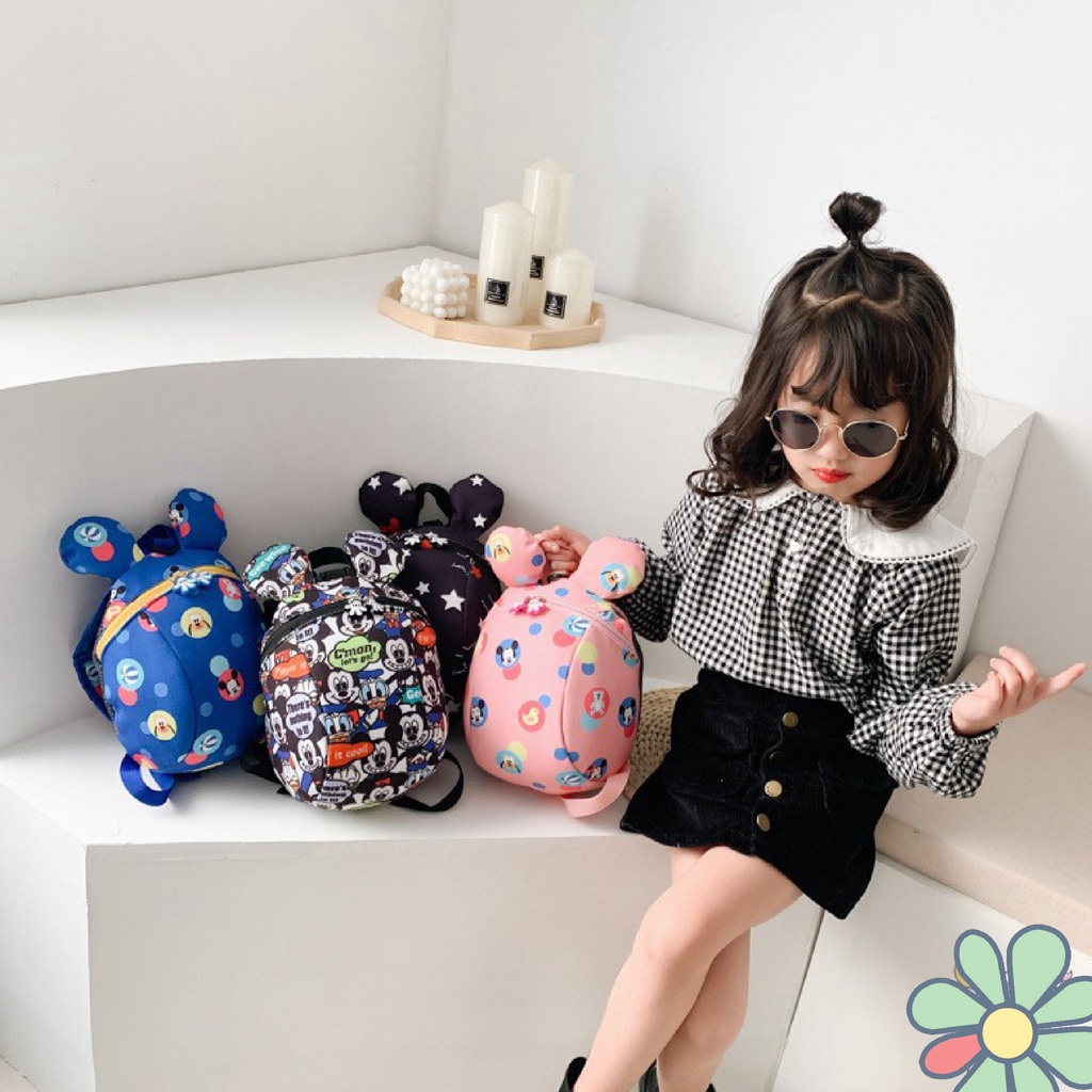 Balo Cho Bé Thiết Kế Nhiều Họa Tiết Hoạt Hình Xinh Xắn Đáng Yêu