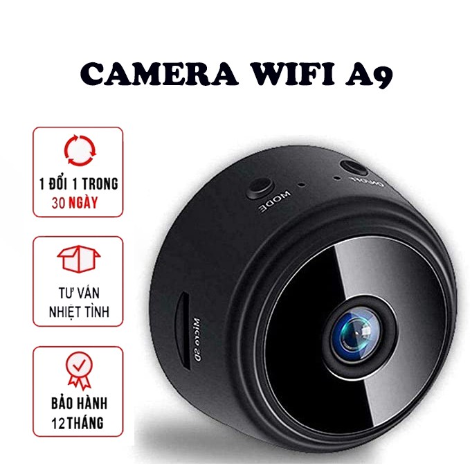 [BH 12 THÁNG] Camera Không Dây Giám Sát Trong Nhà, Sử Dụng Wifi, Có App Miễn Phí, Hướng Dẫn Tiếng Việt