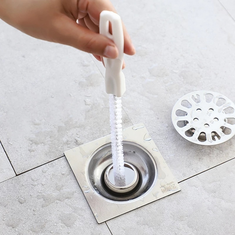 Bàn Chải Vệ Sinh Ống Thoát Nước Bồn Rửa Chén / Nhà Tắm Có Thể Uốn Cong Siêu Bền Tiện Dụng