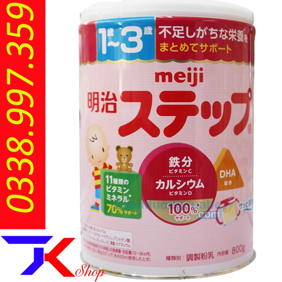 [CHÍNH HÃNG] Sữa Meiji Nhập Khẩu Hộp 800g