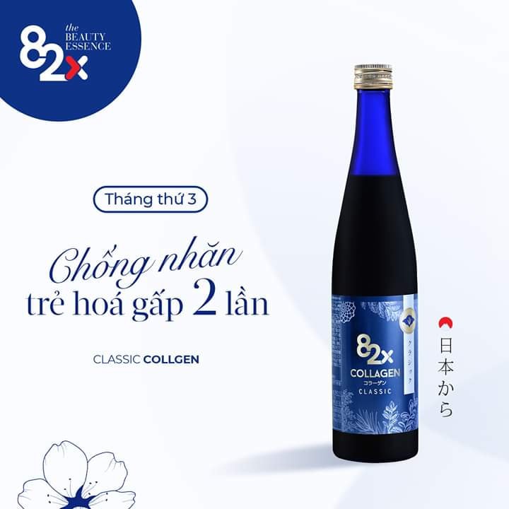 Combo 82X Cho Phụ Nữ U40: DA ĐẸP NHƯ Ý - CĂNG TRÀN SẮC XUÂN 3 chai 82X Placenta + Placenta + Collagen