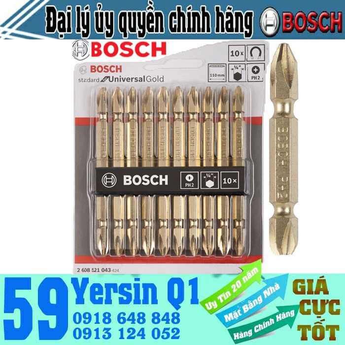 Đầu Vặn Vít dài Bosch/ vỉ