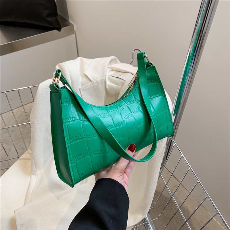 Túi Đeo Vai Hình Vuông Mềm Mại Màu Trơn Thiết Kế Đơn Giản Thời Trang 2022 Cho Nữ