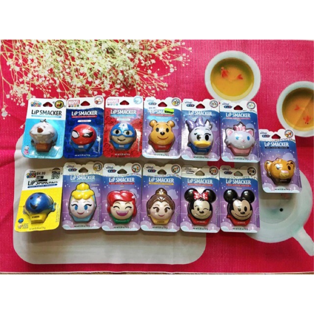 👸🏻Son dưỡng LIP SMACKER Disney Tsum Tsum🧚‍♀️