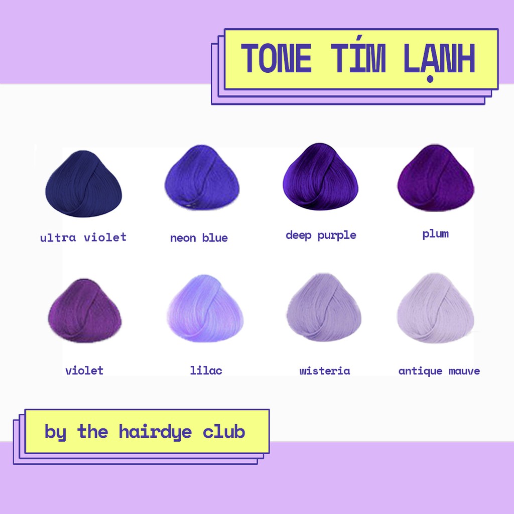 Thuốc nhuộm tóc Semi-pernament Lariche Directions màu Lilac