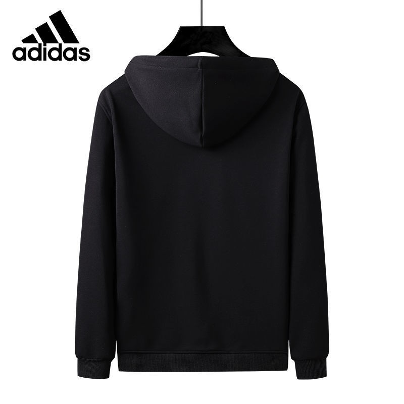 Áo Khoác Thể Thao Adidas Có Mũ Trùm Đầu Màu Đen Có Size Lớn M-4Xl Dành Cho Nam Giới