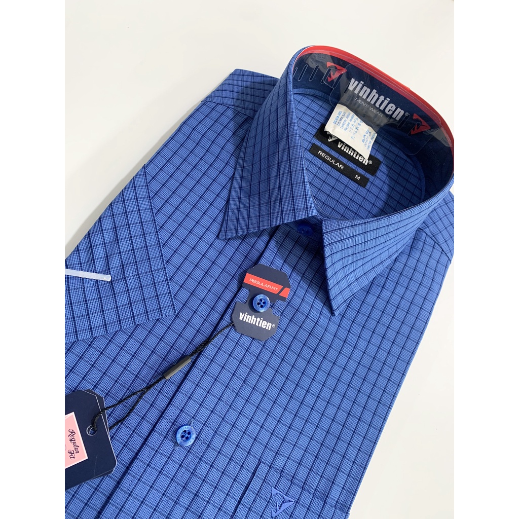Áo Sơ Mi Ngắn Tay Dáng Regular Vĩnh Tiến G193