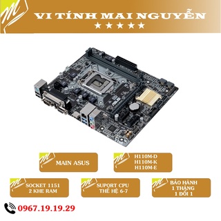 Main asus h110m-e. hàng 2nd. bh 1 tháng 1 đổi 1.