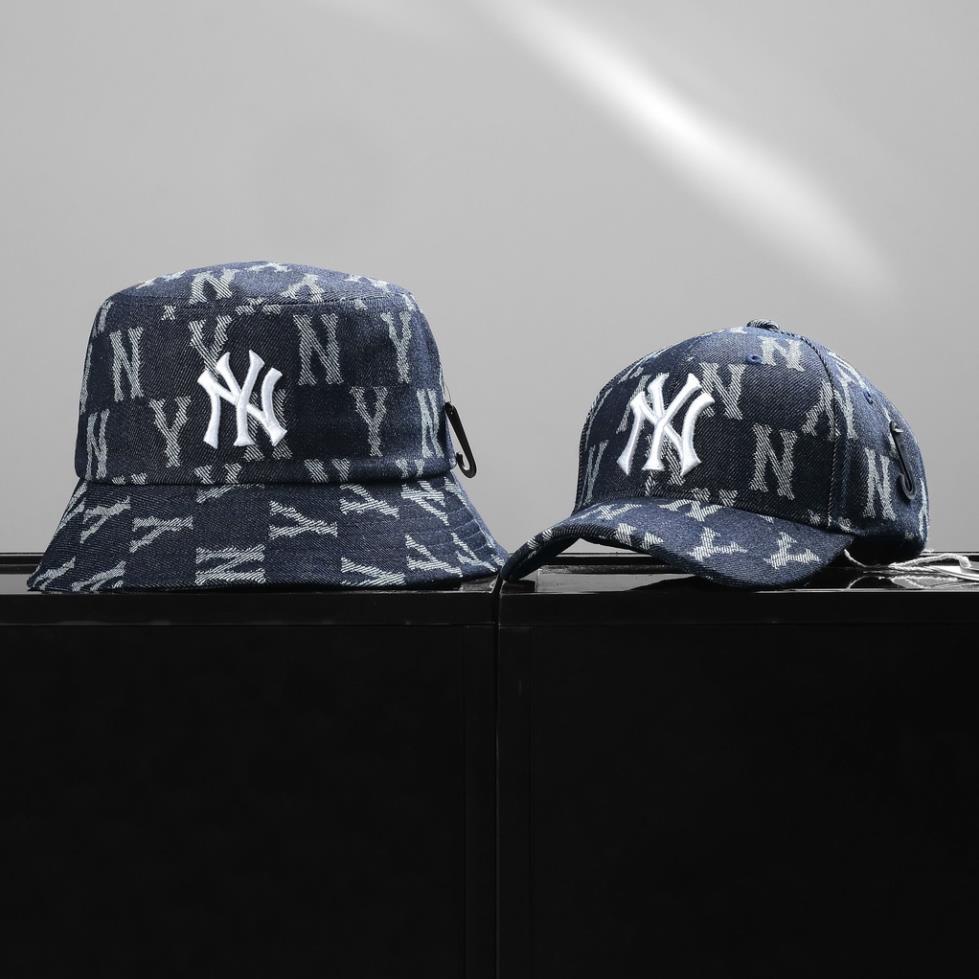 Nón kết & Bucket MLB JEAN WAX KOREA , chất vải jean xanh chính hãng cao cấp, freesize ,chuẩn form