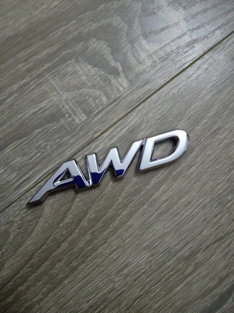 Logo kim loại AWD 2.0 2.5 cho xe mazda