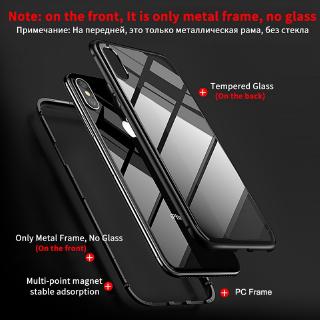 Ốp Lưng Viền Kim Loại Nam Châm Cho Samsung Note 8 Note 9 Note 10 Note 10 Pro Plus