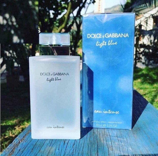 Nước hoa nữ mát mẻ D"G Light Blue Eau intense