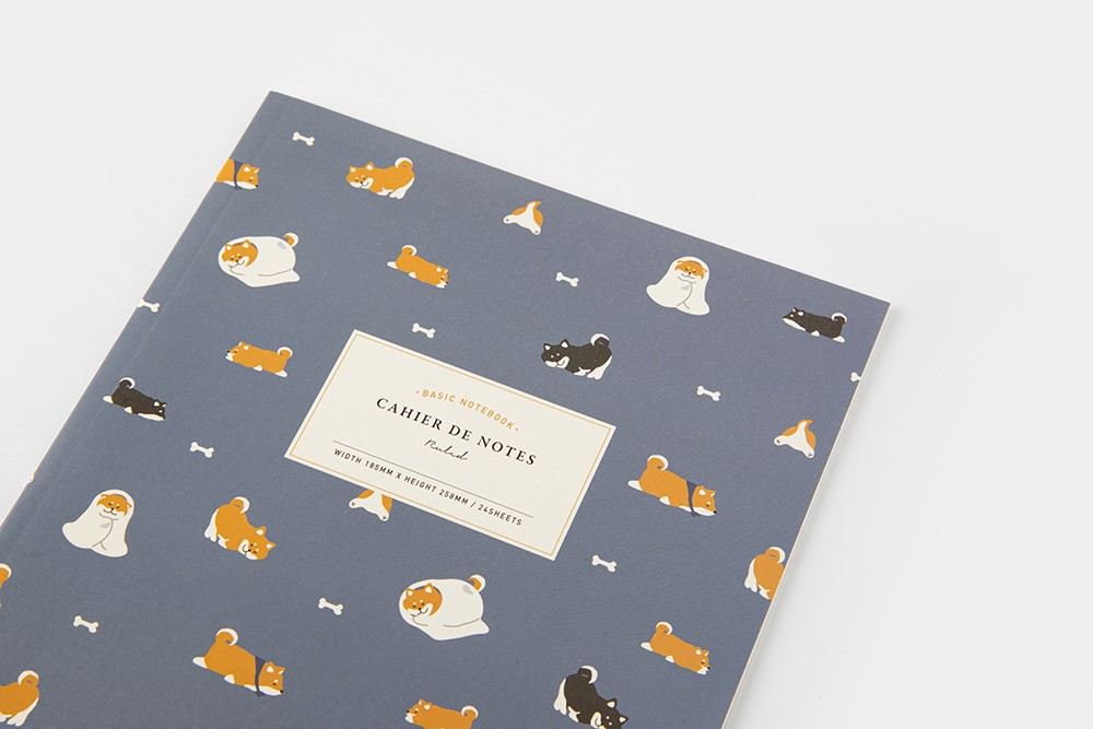 Sổ Ghi Chú ARTBOX Hàn Quốc In Họa Tiết Chó Shiba Dễ Thương Tiện Dụng