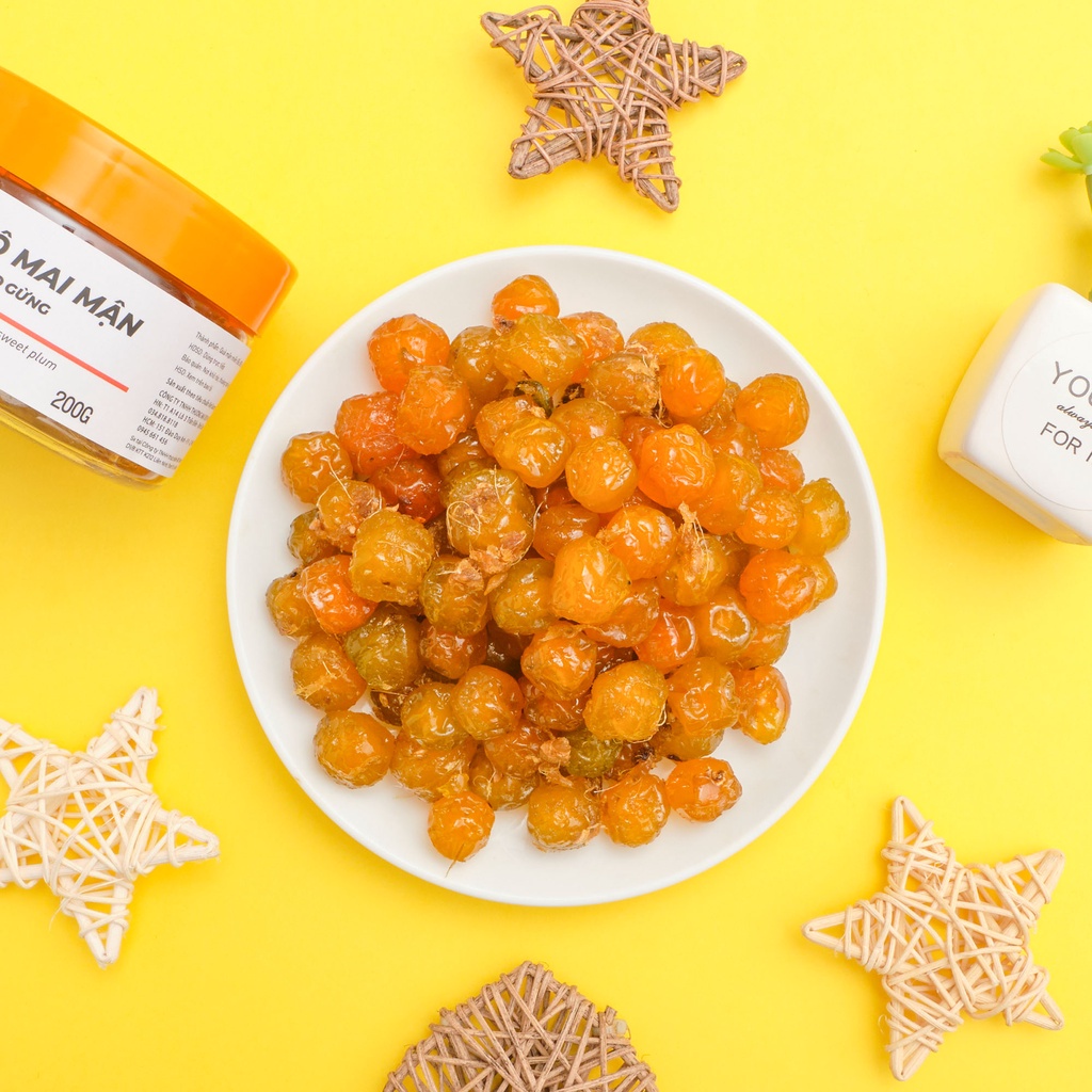 Ô mai MIX 200g Hương vị chua ngọt cay/ xí muội/ mận/ sấu/ mơ đặc sản Hà Nội ăn vặt làm quà tặng VIETGOURET