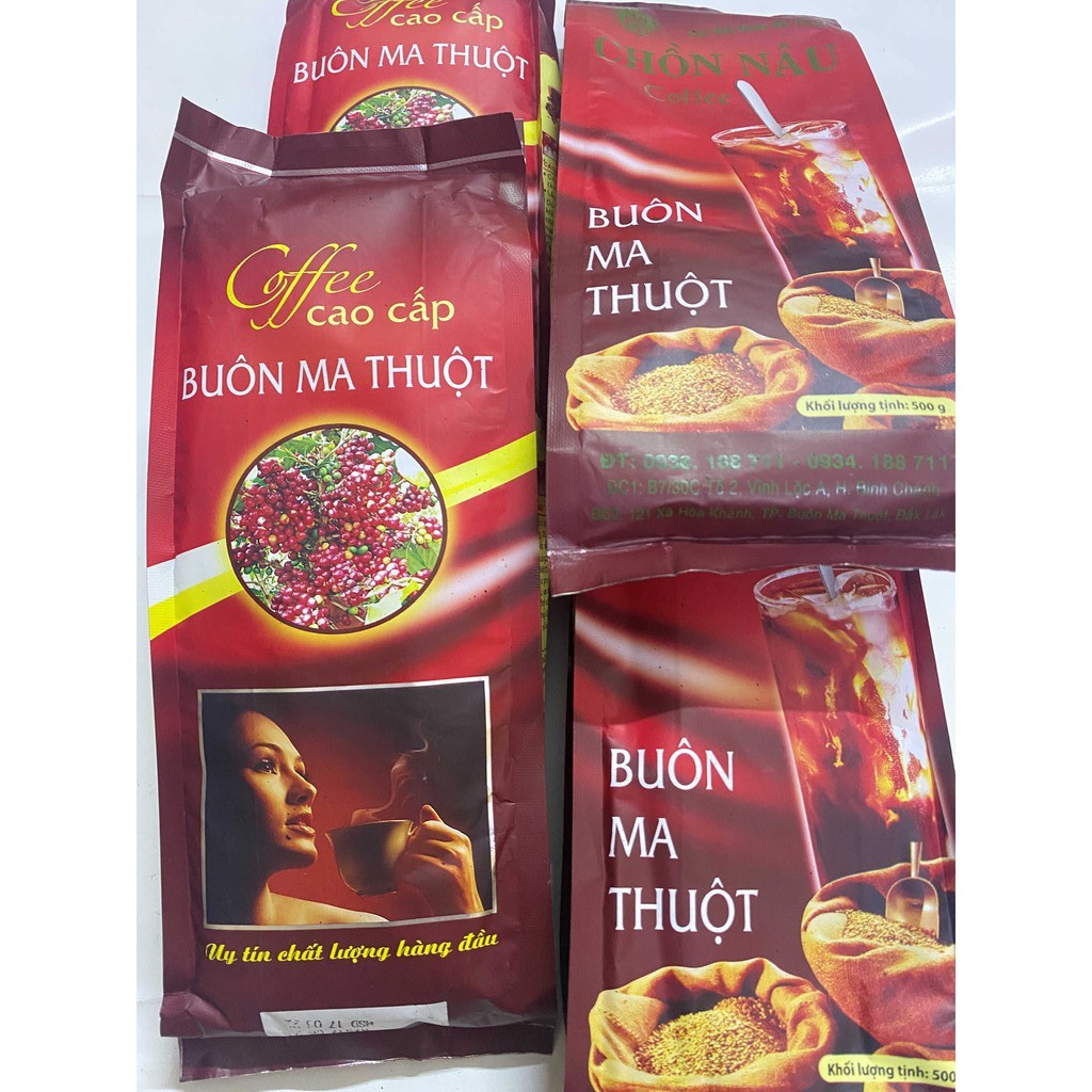 CÀ PHÊ XAY CHỒN BUÔN MA THUỘC 500g. CÀ PHÊ CHỒN BUÔN MA THUỘC XAY 500g