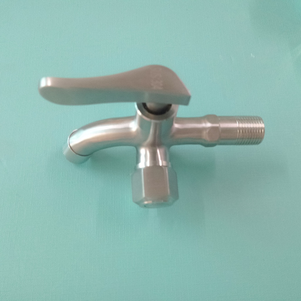 Củ sen nhà tắm một đường nước lạnh chất liệu inox 304 cao cấp dùng cho hệ thống vòi sen kết hợp vòi xả nước - QM.CS09
