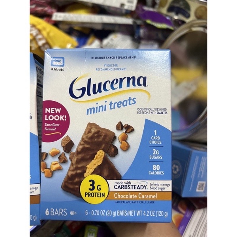 Bánh glucerna Mỹ dành cho Người Bị Tiểu Đường Và Người Ăn Kiêng 120g Date 11/2023