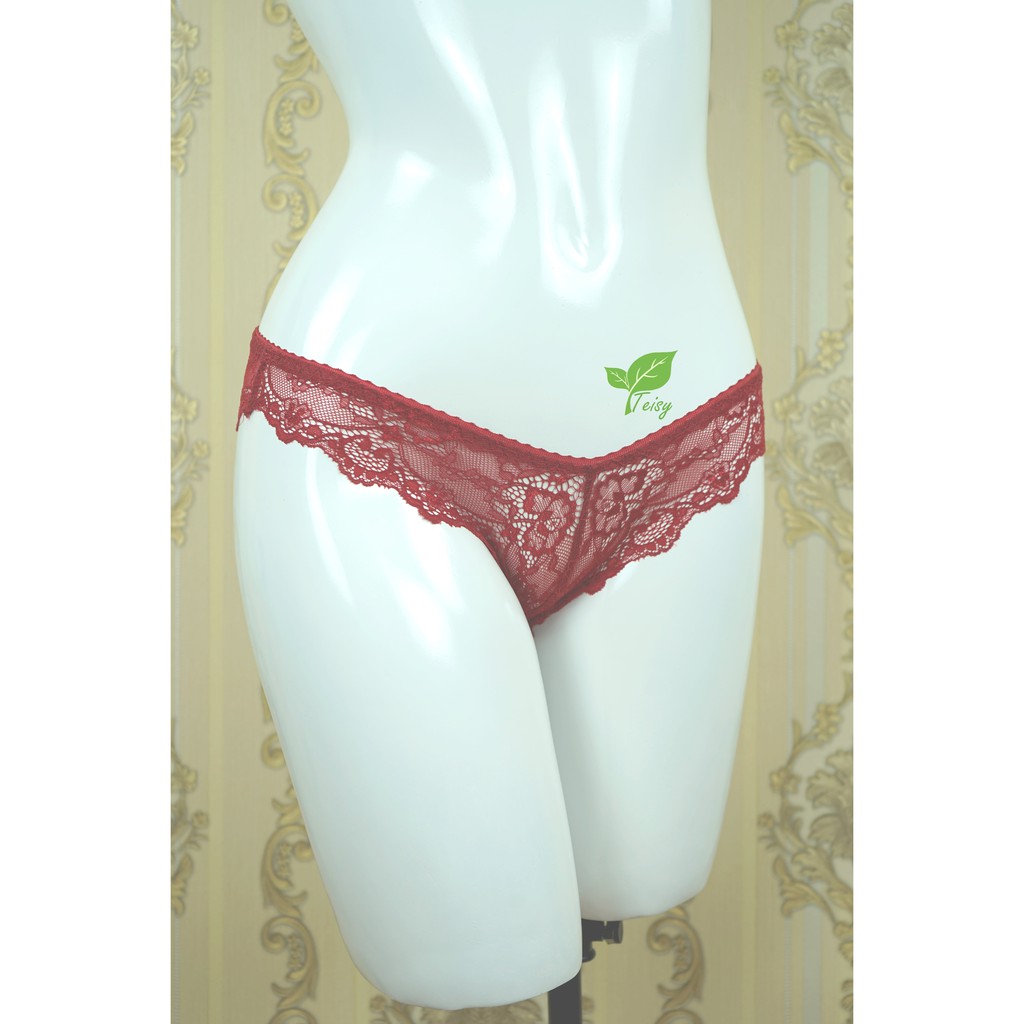 Set lót ren Teisy đỏ basic xinh xắn 🍄🍄🍄 | BigBuy360 - bigbuy360.vn