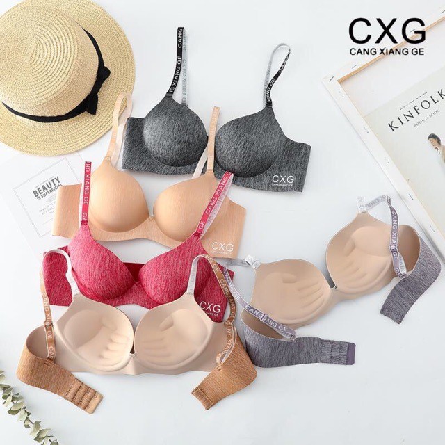 Áo Lót Đúc Su Không Gọng, Áo Ngực Su Nâng Ngực Không Gọng Thông Hơi Chống Hằn Mỡ - a05