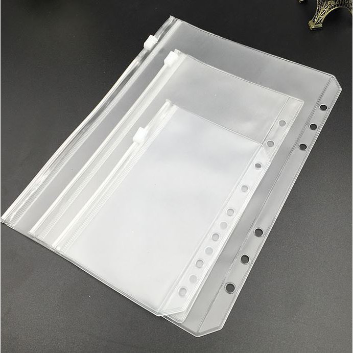 TÚI ZIP PVC PHỤ KIỆN SỔ CÒNG A5 DÀNH CHO NHỮNG BẠN HAY QUÊN