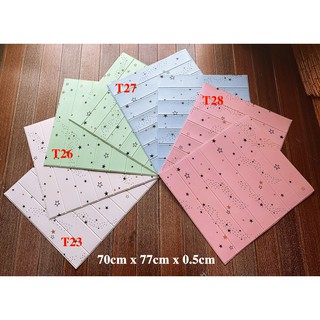 (Quận 12) Xốp dán tường họa tiết ngôi sao giá rẻ