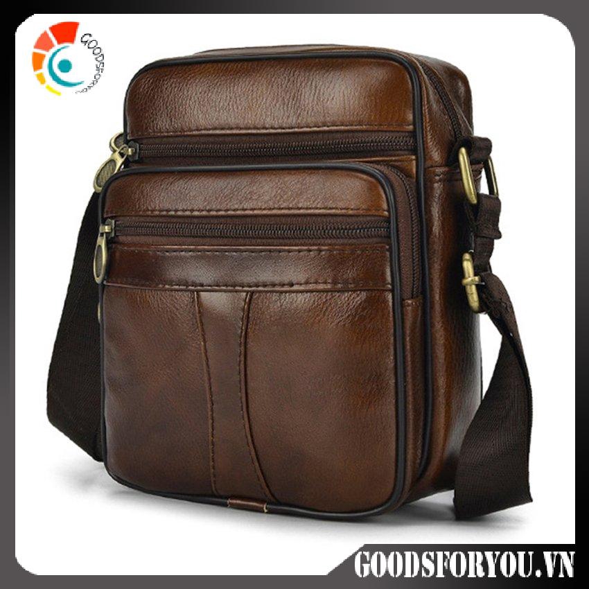 Túi Đeo Chéo Da Bò Cho Nam