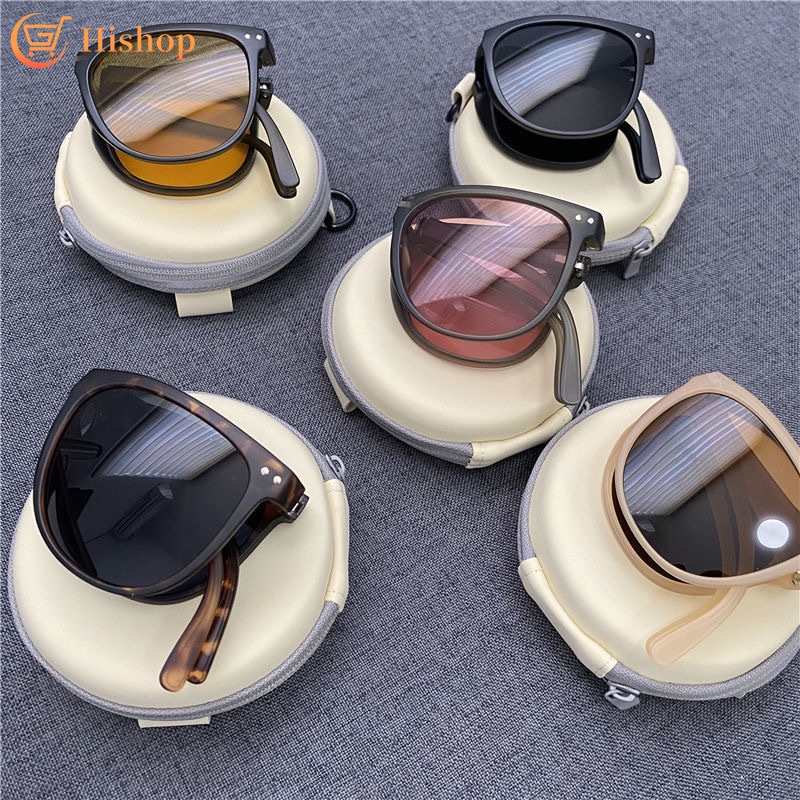 Kính đeo Nhiều Màu Sắc Thời Trang Dành Cho Nữ Chống tia cực tím có thể gấp lại