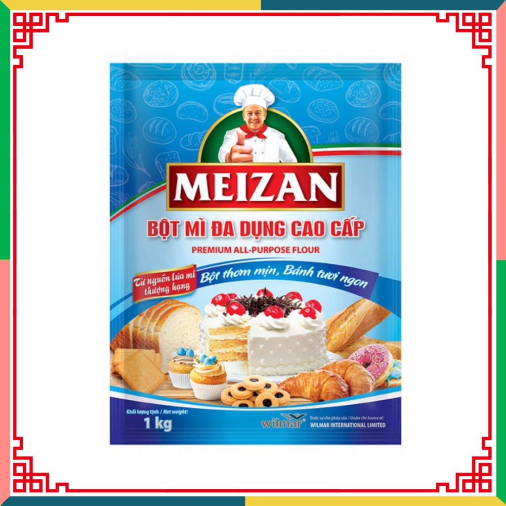 Bột mì nhiều chức năng Meizan 1kg/gói