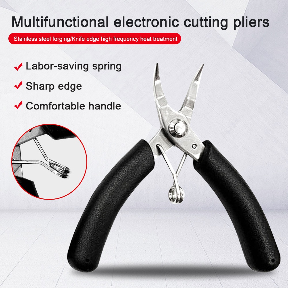 Kìm cắt dây cáp DIYMORE mũi nhọn 4&quot; thủ công