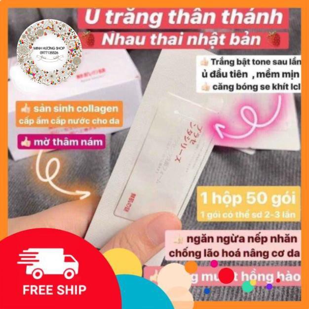 Mặt nạ ủ trắng nhau thai Nhật