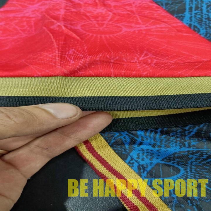 Bộ Đồ Thể Thao Nam Đẹp Barcelona (Barca) Vải Thái Cực Chất Mới Nhất 2021 - Áo Đá Banh PP Bởi Be Happy Sport