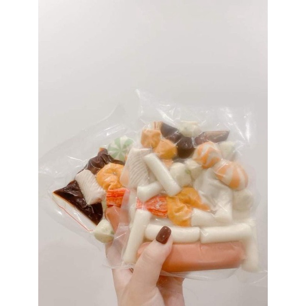 Set lẩu tokbokki- 1-2 người ăn( ship hoả tốc nội thành 2h)- Bánh gạo hàn quốc tokboki