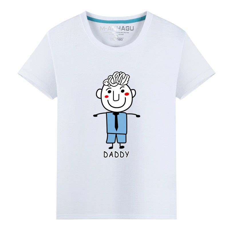 Áo Thun Tay Ngắn In Hình Búp Bê Dễ Thương Cho Mẹ Và Bé