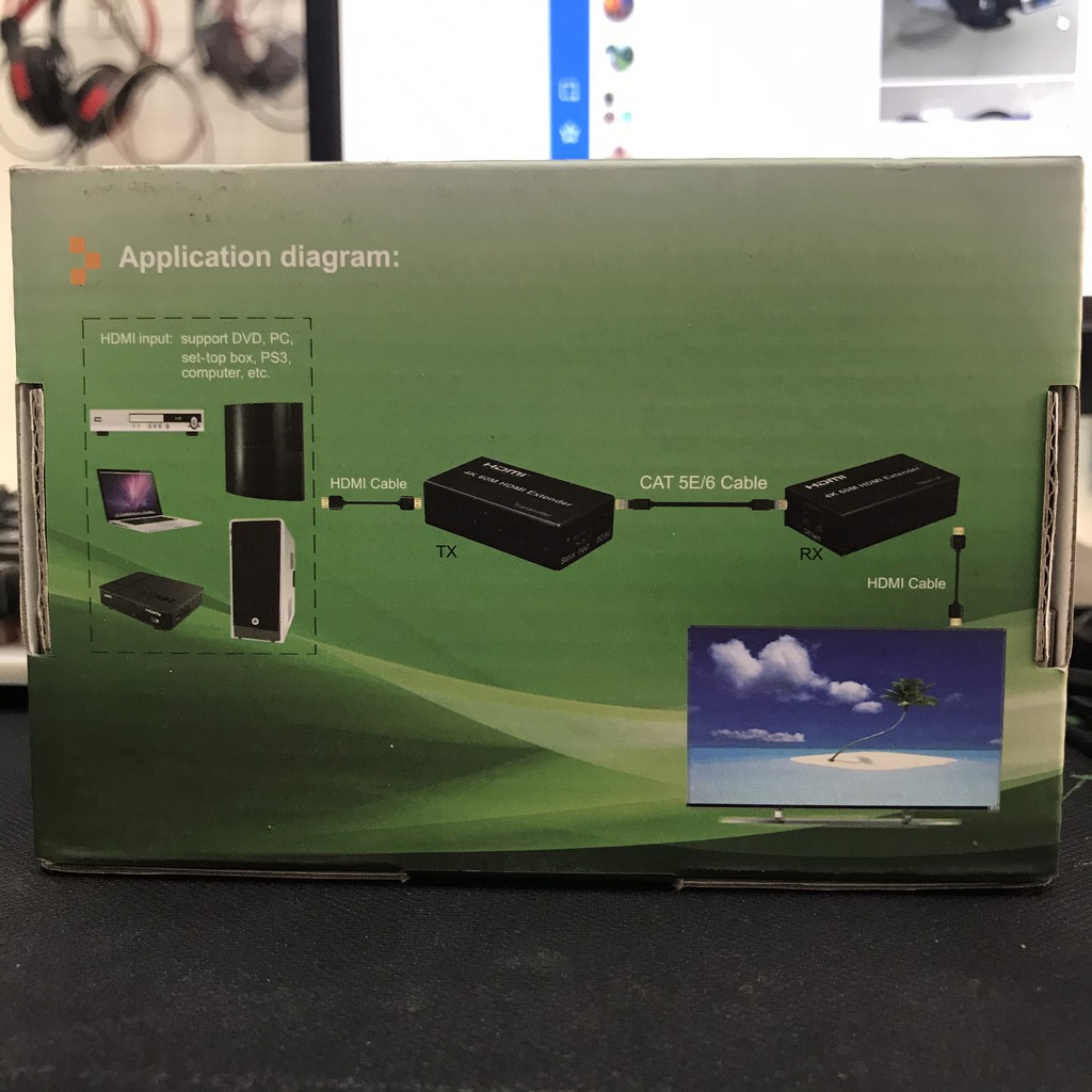 Bộ Chuyển HDMI To LAN 4K x 2K 60m⚡️Bộ Chuyển Hdmi Ra Cổng Lan 60m Hàng Cực Tốt, Bh 6 Tháng⚡️C.Brand