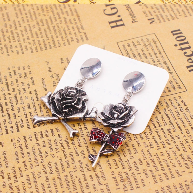 Bông Tai Hoa Hồng Thời Trang Cho Nữ