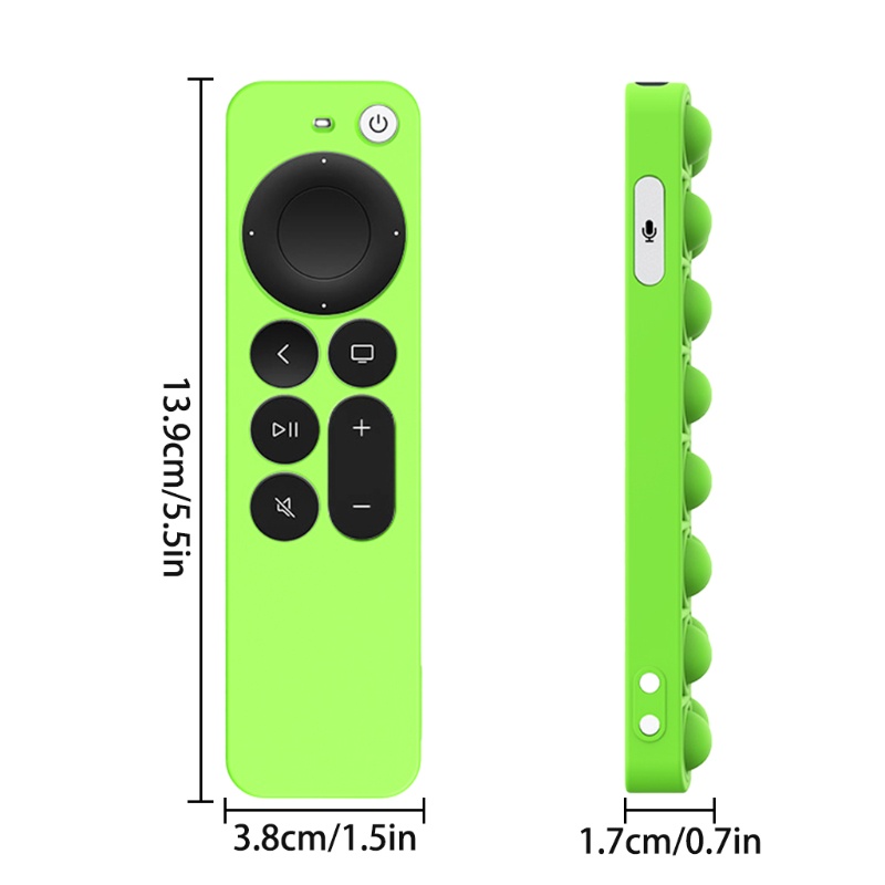 Ốp Silicone Bảo Vệ Cho Điều Khiển Từ Xa Siri TV 4K 2021 TV Siri Thế Hệ 2