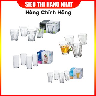 Set 4 cốc thủy tinh Hàng Nhật nội địa (240ml/ 245ml/ 265ml/ 315ml)