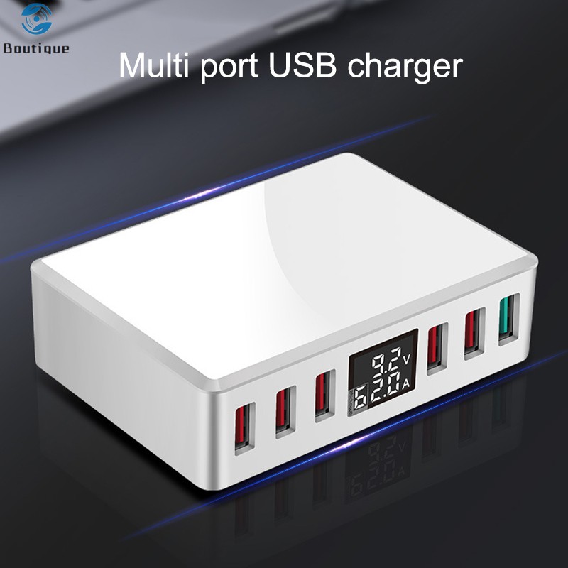 Củ Sạc Nhanh Qc 3.0 6 Cổng Usb