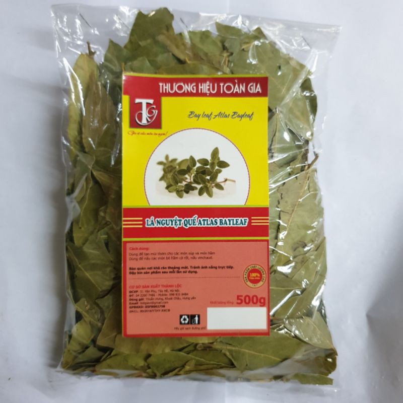 Lá nguyệt quế Atlas Bayleaf gói 100g