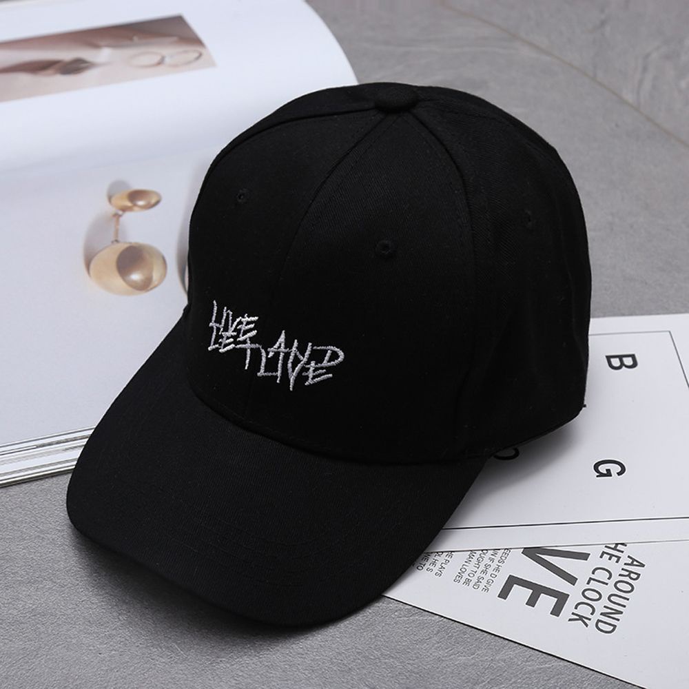 Mũ lưỡi trai thêu chữ BACK2LIFE phong cách Hàn Quốc