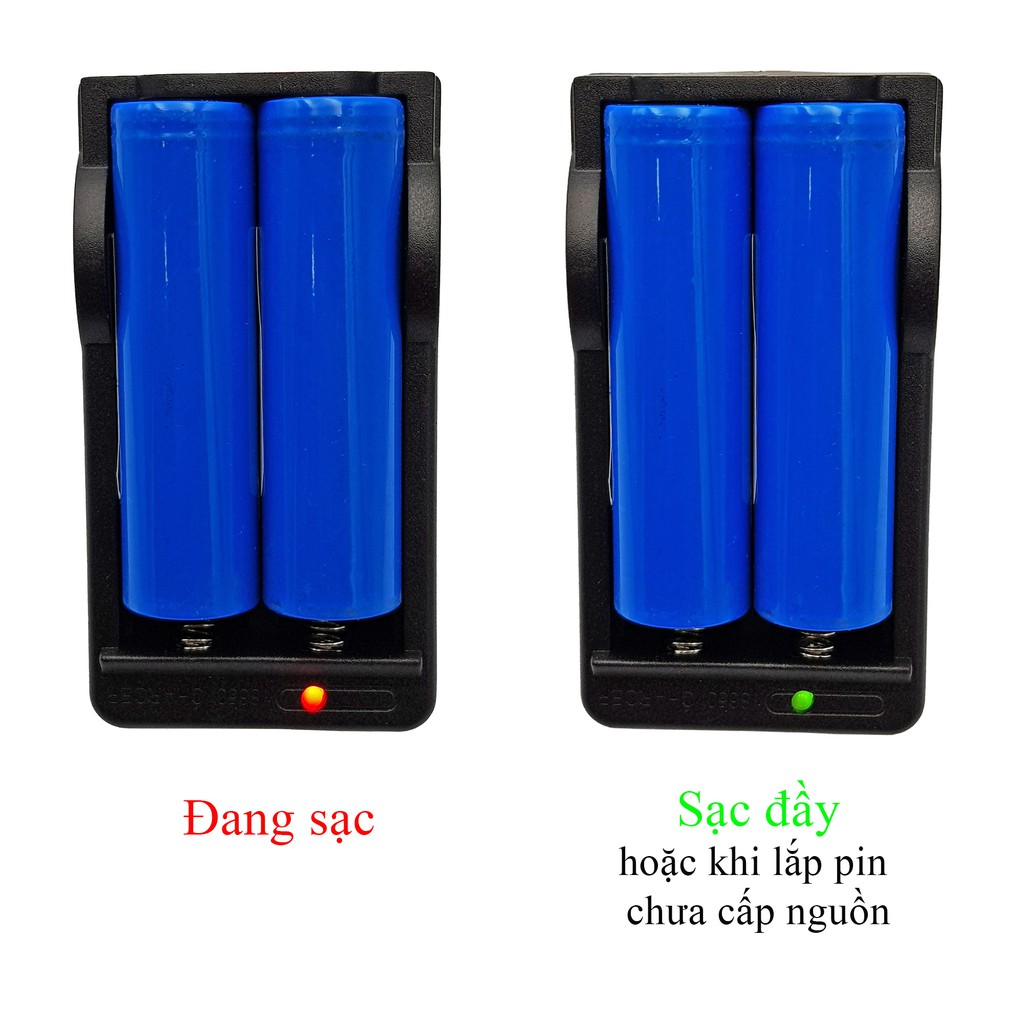 Bộ sạc 2 pin 18650 - ZIJR