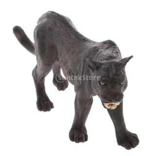 Hình động vật hoang dã Black Panther thực tế Hình mô hình Đồ chơi trẻ em